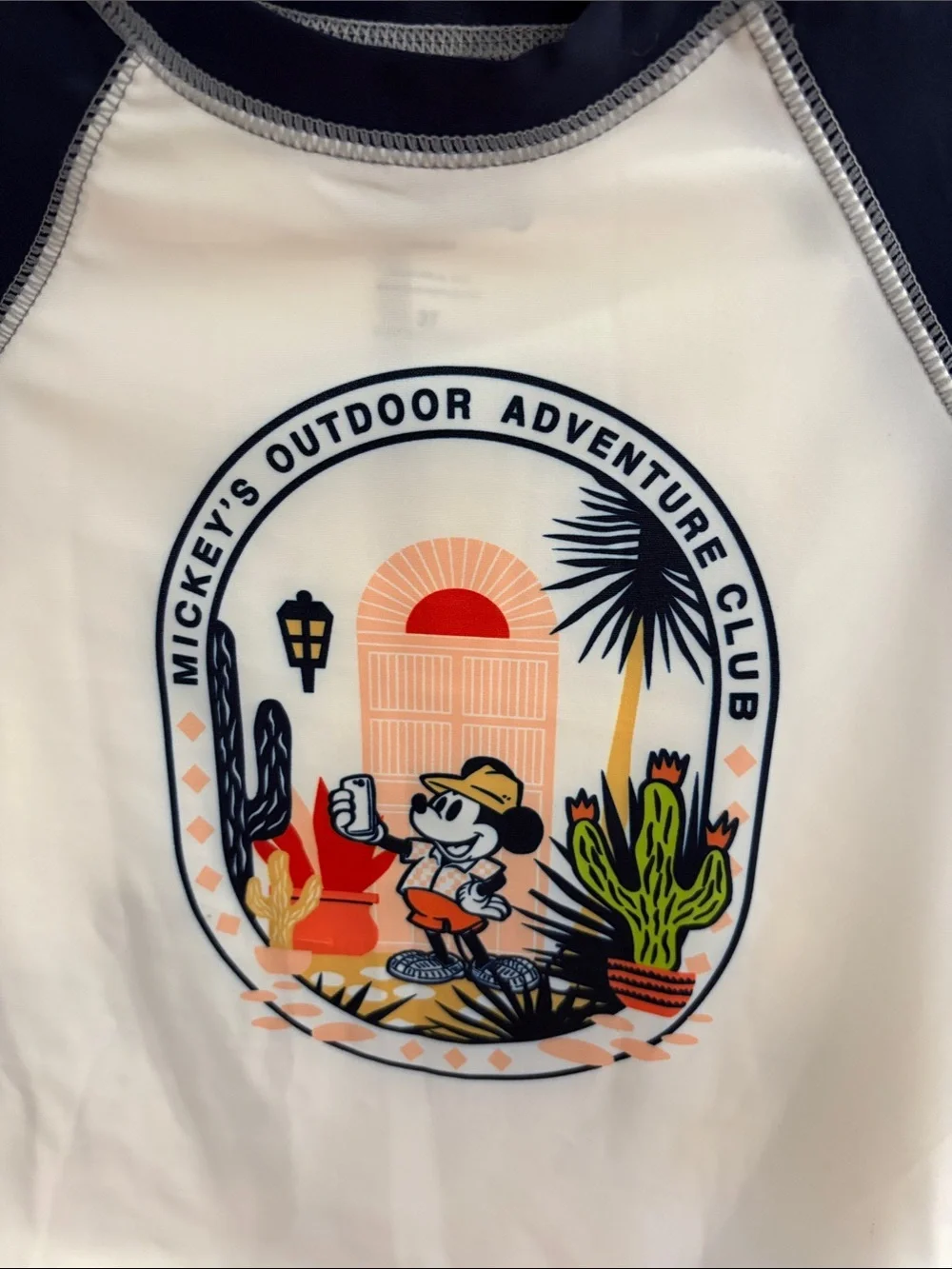 Disney Mickey Outdoor Adventure Kids Rash Guard Set Boys Size 3T NWT